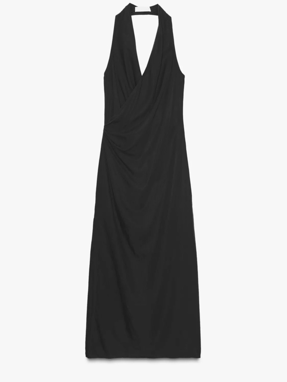 Zara Flowy Draped Midi Dress - Picture 12 of 15
